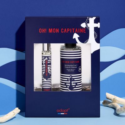 Oh mon capitaine Coffret Eau de parfum 30ml + gel douche