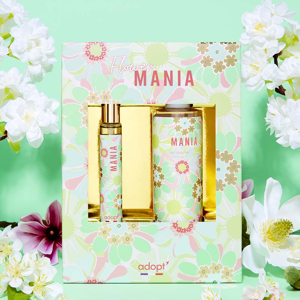 Flower Mania - Coffret Eau de parfum 30ml Flower Mania + gel douche