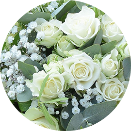 Bouquet floral blanc